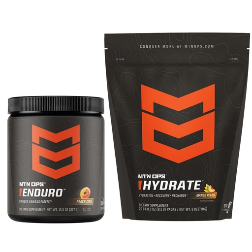 [BRSRAAAKC4NQIEQ2] MTN OPS Enduro Peach Zing + Hydrate Mango Peach Bundle