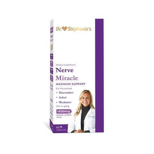 [BRSWGAAKOUMGKCDK] Nerve Miracle Maximum Strength Supplement | Nerve Health Support | Legs, Feet, Hands, Toes | Mega Dose of Alpha Lipoic Acid ALA & Vitamin B12