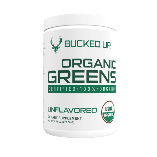 [BRSWGBQ6BUCWCC3G] Greens Superfood Powder Unflavored | 8 Most Essential Mixed Greens | Certified 100% Organic | Chlorella, Spinach, Kale, Spirulina, Alfalfa, Broccoli, Wheat Grass, & Barley Grass | 30 SERV | 9.52 OZ