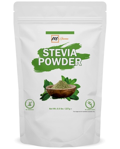 [BRSROAL7O4MROHTP] 100% Natural Stevia Leaf Powder - Natural Sweetener 227 gms / 0.5 lbs