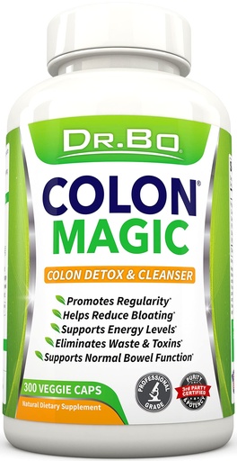 [BRSWGFQZPN5BM3A7] Colon Cleanse Detox Formula - Natural Bowel Cleanser Pills for Intestinal Bloating & Fast Digestive Cleansing - Daily Constipation Relief Supplement Gut, Belly, Stomach - Women Men Herbal Weight Flush
