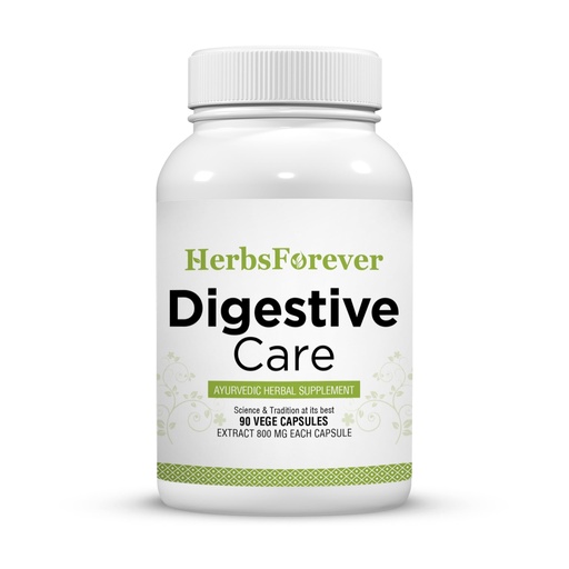 [BRSWIEIRBQNQ2AI7] Herbsforever Digestive Care -Support Metabolism,Gut Health-Gas & Bloating Relief, Colon Cleanse,with Ginger,Peppermint,Asafoetida+13 Ayurvedic Herb|Spice| Enzyms|Minrals|90Veg Capsules|800mg