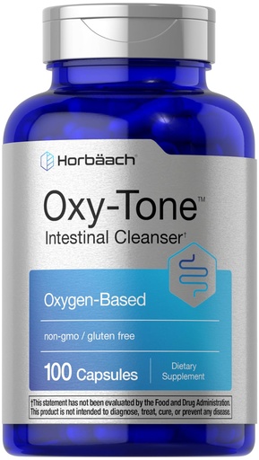 [BRSWYYIDB57QO2AZ] Horbäach Colon Cleanse | 100 Capsules | for Men and Women | Non-GMO & Gluten Free Colon Cleanser Pills for Adults | with Ozonated Magnesium