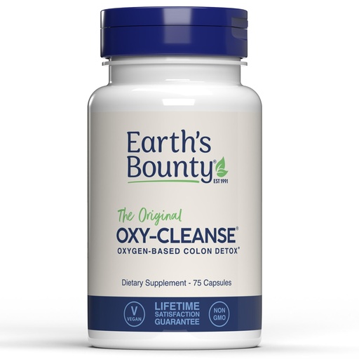 [BRSWIYT7PMDAMALO] Earth's Bounty - Oxy-Cleanse Colon Conditioner - Gentle Colon Cleanse for Digestive Wellness - Constipation Relief - Natural Colon Detox - 75 Capsules