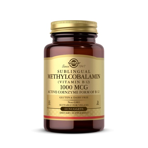 [BRSWIYYFCF6BWF3U] Solgar Methylcobalamin 1000 mcg, 60 Nuggets