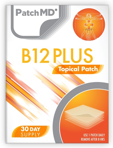 [BRSRGGQ2BMDQMFLG] B12 Energy Plus Patches - 30 Days Supply