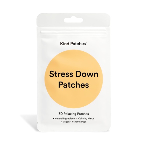 [BRSREYD3AANRO33V] Kind Patches Stress Down Patches - Vitamin B12, Vitamin D3 and Ashwagandha Calming Strip - Natural Ingredients for Daily Stress Support - 30 Count