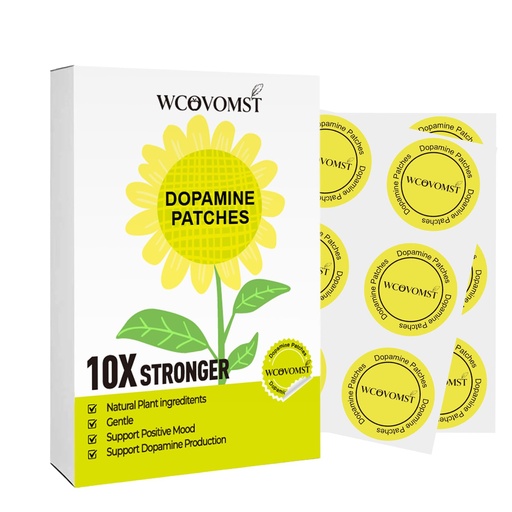 [BRSRGYYKBAPBQA35] Dopamine Patches Extra Strength, Vegan Mood & Motivation Support, Plant-Based Formula for Daily Mental Wellness, Supports Balance for Men & Women (30)