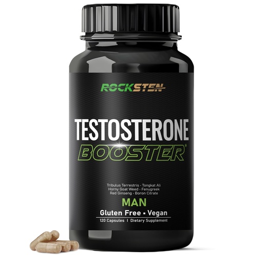 [BRSREZACPMBRGAL3] Testosterone Booster Men Supplement - Male Enhancing Support with Tribulus Terrestris Tongkat Ali Fenugreek - Stamina Energy Test Boost Capsules for Muscle Growth Body Building Workout