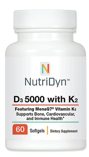 [BRSW22YROUCAKHTZ] D3 5000 with K2 60 Softgels Nutri-Dyn