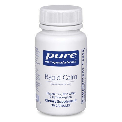 [BRSRACTRPN5RM2TP] Pure Encapsulations Rapid Calm - Stress & Sleep Support Supplement - Contains Vitamin B6, Zembrin & Suntheanine L-Theanine - Non-GMO, Gluten-Free & Vegan - 30 Capsules