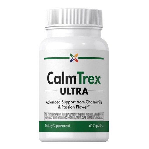 [BRSREBI2AFYBUA3K] Stop Aging Now - Stress Support Supplement - with Chamomile and Passion Flower CalmTrex - 60 Capsules