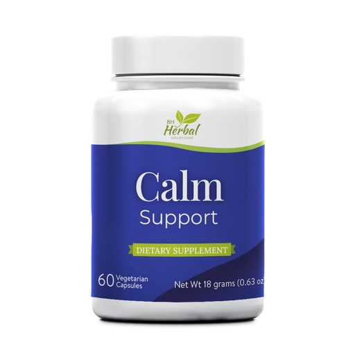 [BRSREGQOPN7W22DV] Calm Support – Herbal Supplement for Relaxation, Inner Balance, and Stress-Free Living – 100% Natural and Plant-Based
