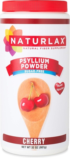 [BRSWGGT6CQORSHYZ] Cherry Flavored Psyllium Husk, Sugar-Free (32 oz)