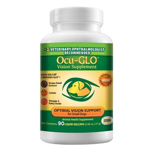 [BRSWIHYGPIIR2HDY] Ocu-GLO Canine Vision Supplement for Small Dogs 10 lb and Under-90 Liquid Gel Caps