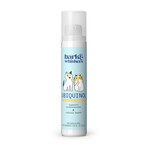 [BRSW2ZY7PIOQ4CYY] Dr. Mercola Bark & Whiskers Ubiquinol Liquid Pump for Dogs & Cats, 1.45 Fl. Oz. (43 mL), 149 Pumps, Supports Healthy Immune Function, Veterinarian Formulated, Non-GMO