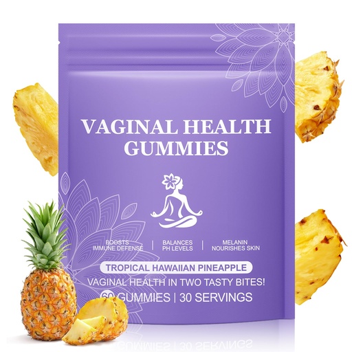 [BRSRAC35OQBQEYD5] Premium Feminine Balance Gummies,Vital Vaginal Probiotics Source Feminine Gummies,Pineapple Flavor for Women ph,for Women of All Ages - Probiotics for Digestion, Gut Health, Immune Support