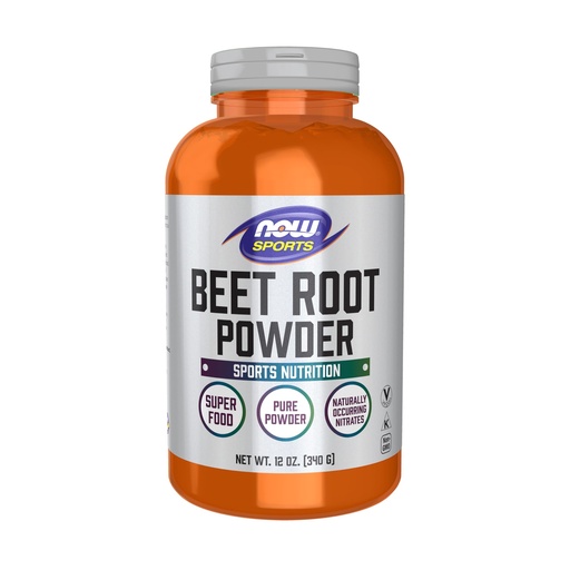 [BRSWGFL2CUPBADTB] NOW Foods Sports Nutrition, Beet Root Powder, Super Food With Naturally Occurring Nitrates, 12-Ounce