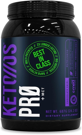 [BRSWGBD7BZ6AY23V] Pruvit Keto//OS Pro Chocolate Swirl + MCT Ketones - Keto//OS Pro Supplement for Energy Boost, Better Digestion and Helps Combating The Aging Process - 30 Serving