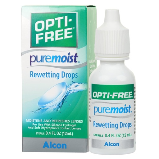 [BRSWIZYDCEGQ2ETO] Opti-Free Puremoist Rewetting Drops, 12-mL