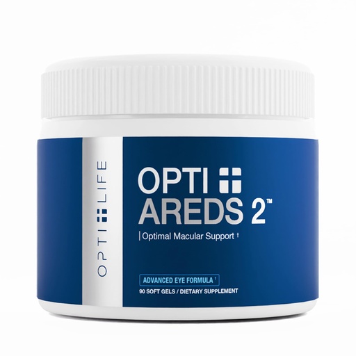 [BRSRGZQ2CR7QM234] Opti + AREDS 2 Supplements | Vision & Eye Health Supplements for Adults | Includes Lutein, Zeaxanthin, Zinc, and Vitamin C for Macular Support* | 90 Softgels / 45 Servings