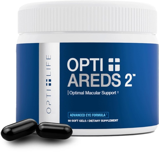 [BRSRGZQ2CR7QM234] Opti + Life AREDS 2 Formula Eye Vitamins for Adults 50+, 90 Softgels
