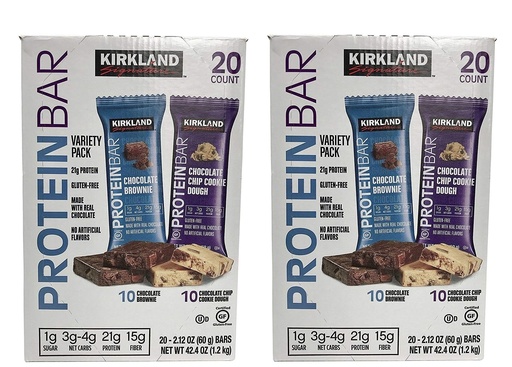 [BRSWY2YCCQMREEQ2] Kirkland Signature Protein bar Energy Variety Pack, (Family Bundle)