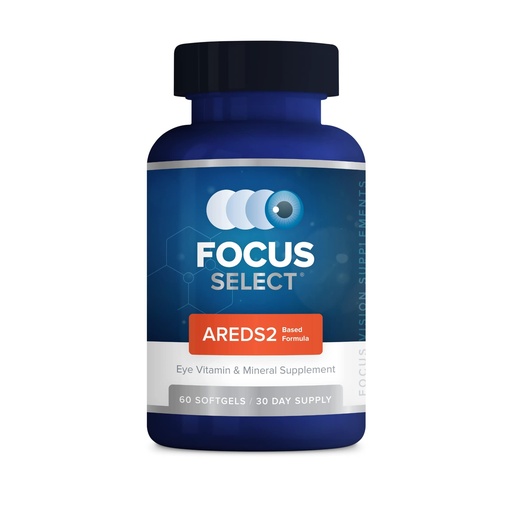 [BRSWGZQYDMDQ2CY6] Focus Select AREDS2 Based Eye Vitamin-Mineral Supplement - AREDS2 Based Supplement for Eyes (60 ct. 30 Day Supply) - AREDS2 Based Low Zinc Formula - Eye Vision Supplement and Vitamin