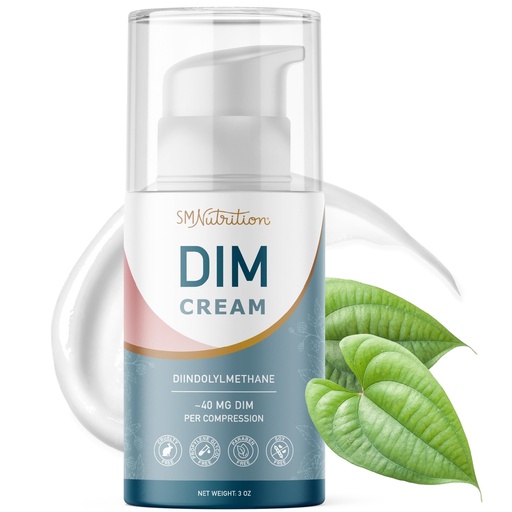 [BRSROEL2BEPAY2DZ] DIM Cream Supplement | Hormone Balancing Cream for Women | Diindolylmethane Supports Estrogen Balance & Relief for Menopause, Perimenopause, Hormonal Acne & Hot Flashes | ~40mg Per Serving | Soy-Free