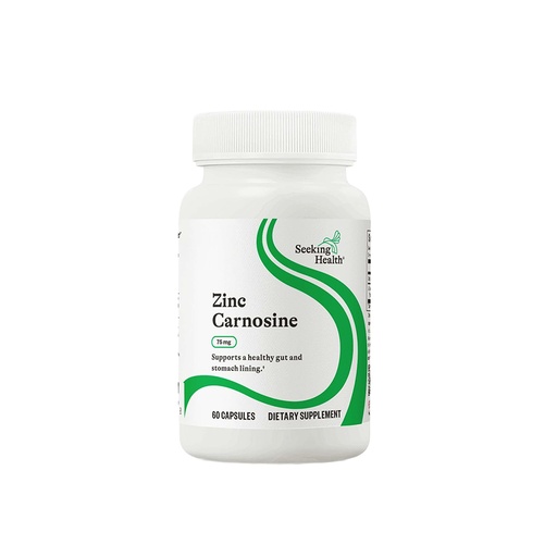 [BRSWYAQKA4FWO3Y4] Seeking Health Zinc Carnosine - Digestive Health & Immune System Support Supplement - Zinc L-Carnosine Capsules for Antioxidant Support - 60 Capsules