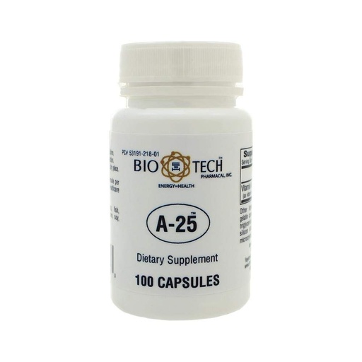 [BRSWKHQ6B4AQEDDX] MSNOR Bio-Tech Pharmacal A-25 Vitamin A 25,000 IU - 100 Capsules