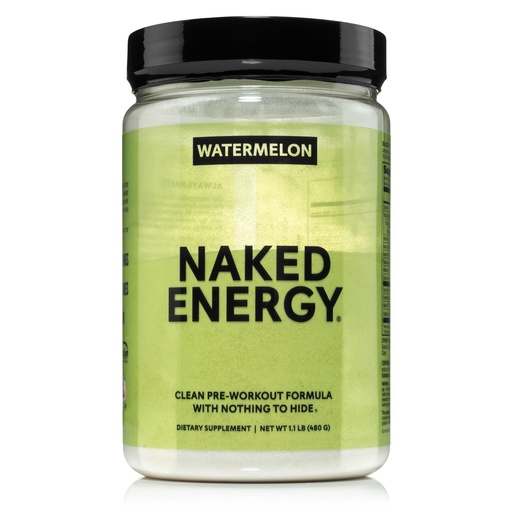 [BRSREZL4DENR4ADL] NAKED Watermelon Energy - Clean Pre Workout Supplement for Men and Women, NSF Certified, Vegan Friendly, No Added Sweeteners, Colors Or Flavors - 30 Servings