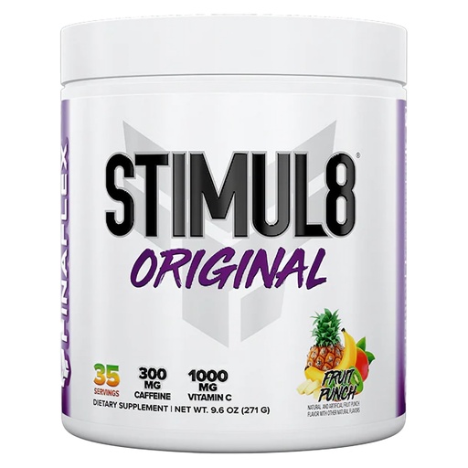 [BRSRAEA7DEARM334] FINAFLEX STIMUL8 Original Pre-Workout, Fruit Punch - Energy, Strength & Endurance for Men & Women - With Caffeine, Beta-Alanine & Vitamin C - 35 Servings