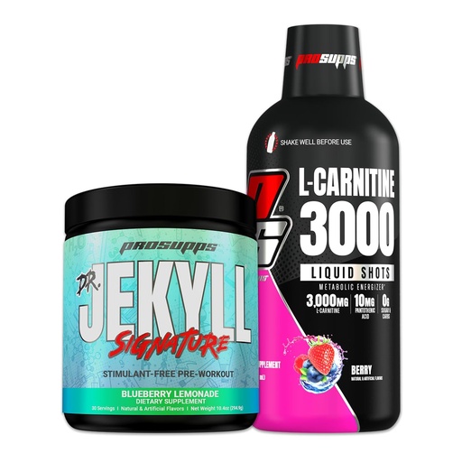 [BRSRMZIKAB6B6CAV] PROSUPPS L-Carnitine 3000 Berry and Dr. Jekyll Signature Blueberry Lemonade Bundle