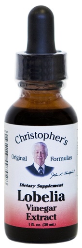 [BRSWIYT6A4HBUH34] Lobelia Extract-Vinegar Based Dr. Christopher 1 oz Liquid