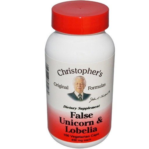 [BRSWI2T4O4BBYHA7] Dr. Christophers Formulas Cleanse False Unicorn and Lobelia, 100 Vegicaps