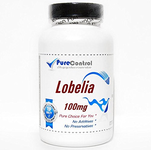[BRSWKZI5CIGQYH3K] Lobelia 100mg // 200 Capsules // Pure // by PureControl Supplements