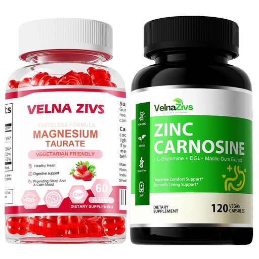[BRSRGBIFPIPBUEL2] Magnesium Taurate Gummies and Zinc Carnosine Supplement