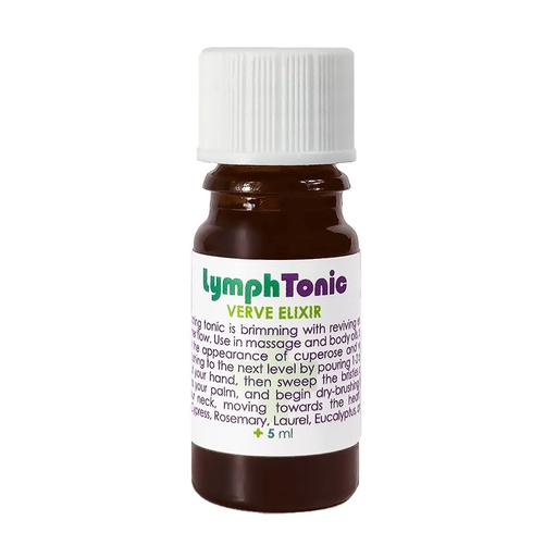[BRSWKZQYOEBGGETM] Living Libations - Organic LymphTonic Verve Elixir | for Lymphatic Flow (5 ml) Packaging May Vary