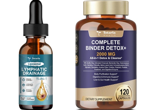 [BRSREEA2OAGQEALG] Totaria 2000MG All-in-1 Detox Binder + Lymphatic Drainage Drops
