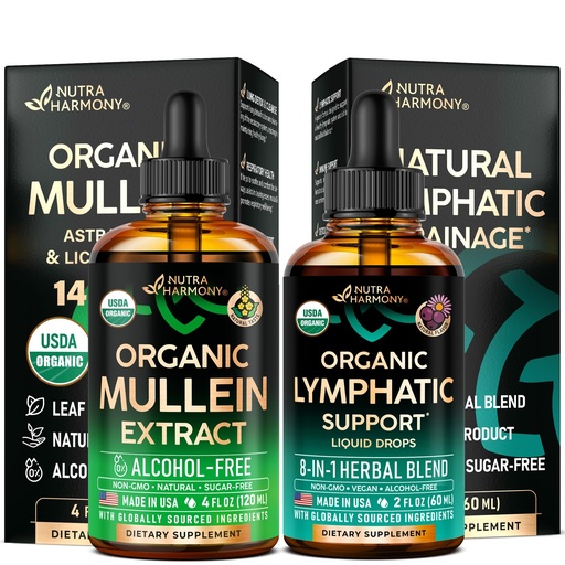 [BRSRAHYPBUPBUDQ2] NUTRAHARMONY Mullein Drops & Lymphatic Drops