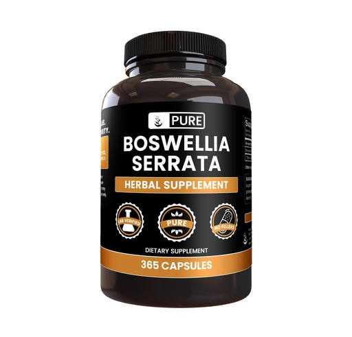 [BRSW2ZTROIFBGCDF] Pure Original Ingredients Boswellia Serrata (365 Capsules) No Magnesium Or Rice Fillers, Always Pure, Lab Verified