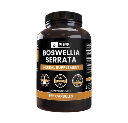 [BRSW2ZTROIFBGCDF] Pure Original Ingredients Boswellia Serrata (365 Capsules) No Magnesium Or Rice Fillers, Always Pure, Lab Verified
