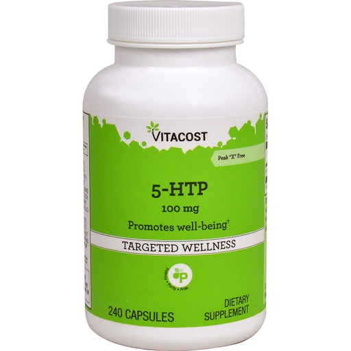 [BRSWIZT7BIAAKEDG] Vitacost 5-HTP, 100 mg, 240 Capsules