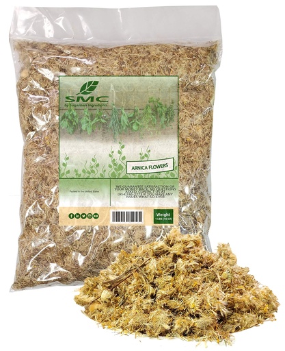 [BRSWGCA5CUAWCFDJ] Naturejam Arnica Flowers-Arnica Mexicano 1 Pound-Mountain Daisy, Leopards Bane Bulk Bag