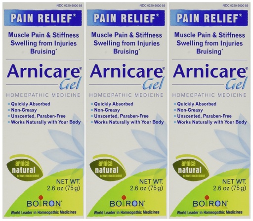 [BRSWIFIIAFYAGDL6] Boiron Arnicare Arnica Gel, 2.6 Ounce (Pack of 3)