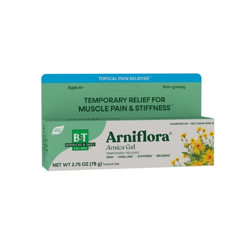 [BRSWIYTQAYOWC2LE] Nature's Way Boericke & Tafel Arniflora Arnica Gel, Temporarily Relieves Pain*, Swelling*, Stiffness*, 2.75 Oz (Packaging May Vary)