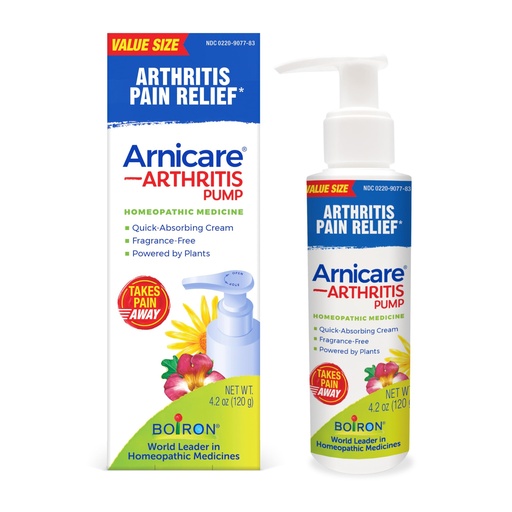 [BRSRA2YBB4PWEHLH] Boiron Arnicare Arthritis Cream Pump for Pain Relief of Knees, Hands, Wrists, Elbows, Joints & Muscles – Quickly Absorbed & Fragrance-Free – 4.2 oz