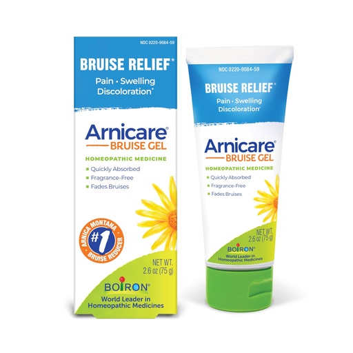 [BRSRGY34CENR4EY3] Boiron Arnicare Bruise Gel for Pain, Inflammation or Swelling, Soreness, and Discoloration - Non-Greasy and Fragrance-Free - 2.6 oz