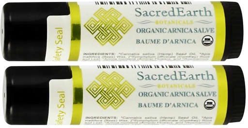 [BRSWYZAPBYBBMDI2] Sacred Earth Botanicals Organic Arnica Salve Single (2-Pack)